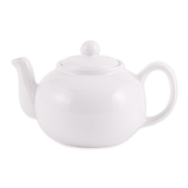 Rsvp International Stoneware Teapot, White CHAI-W - main